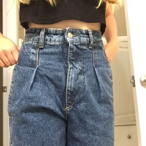 high waisted jeans